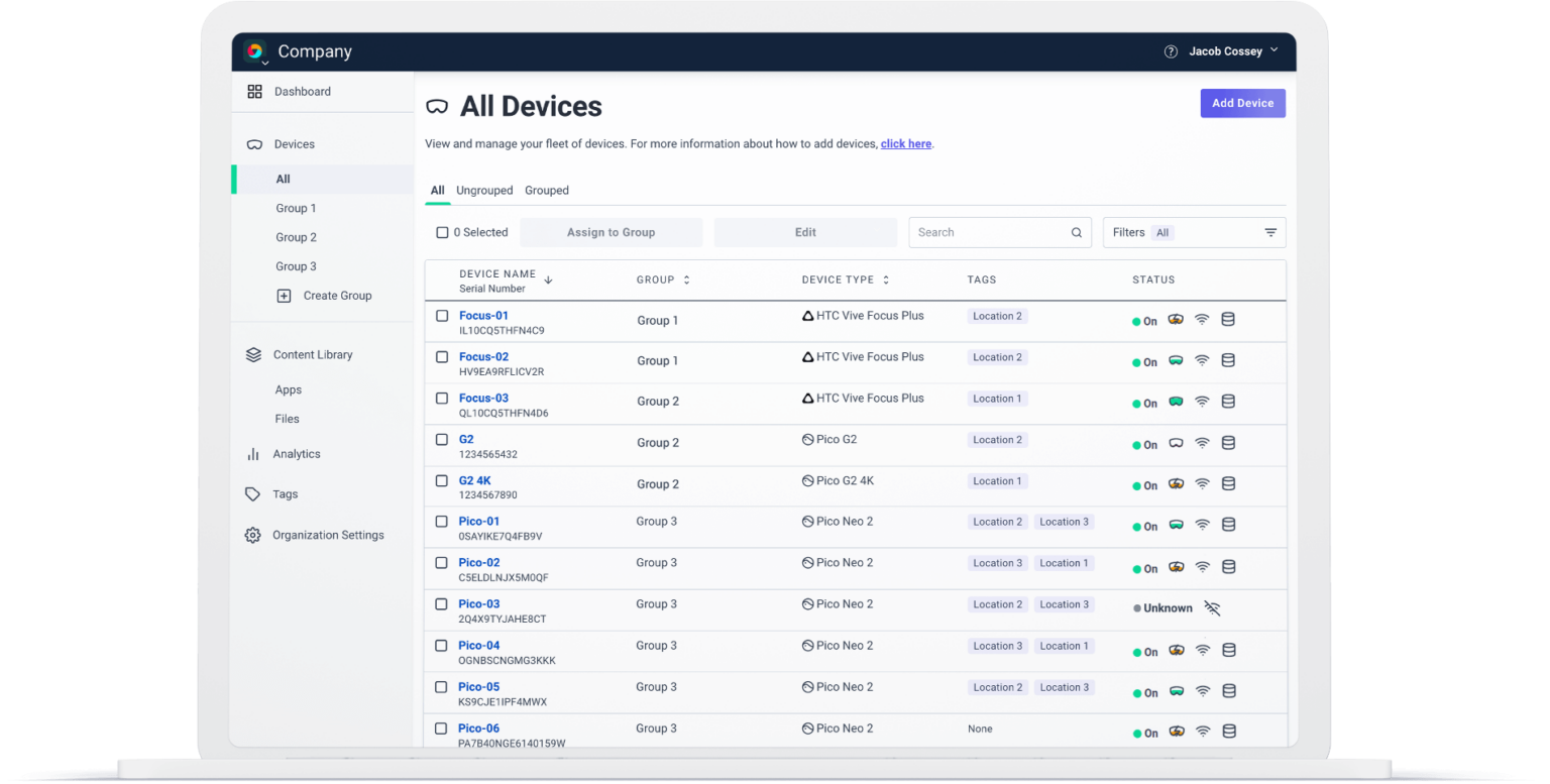 XR Device Management VR Deployment ArborXR