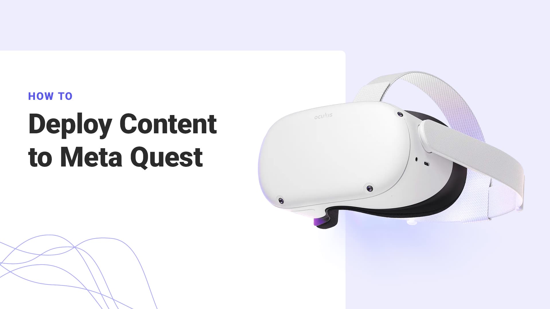 how to deploy content to meta oculus quest