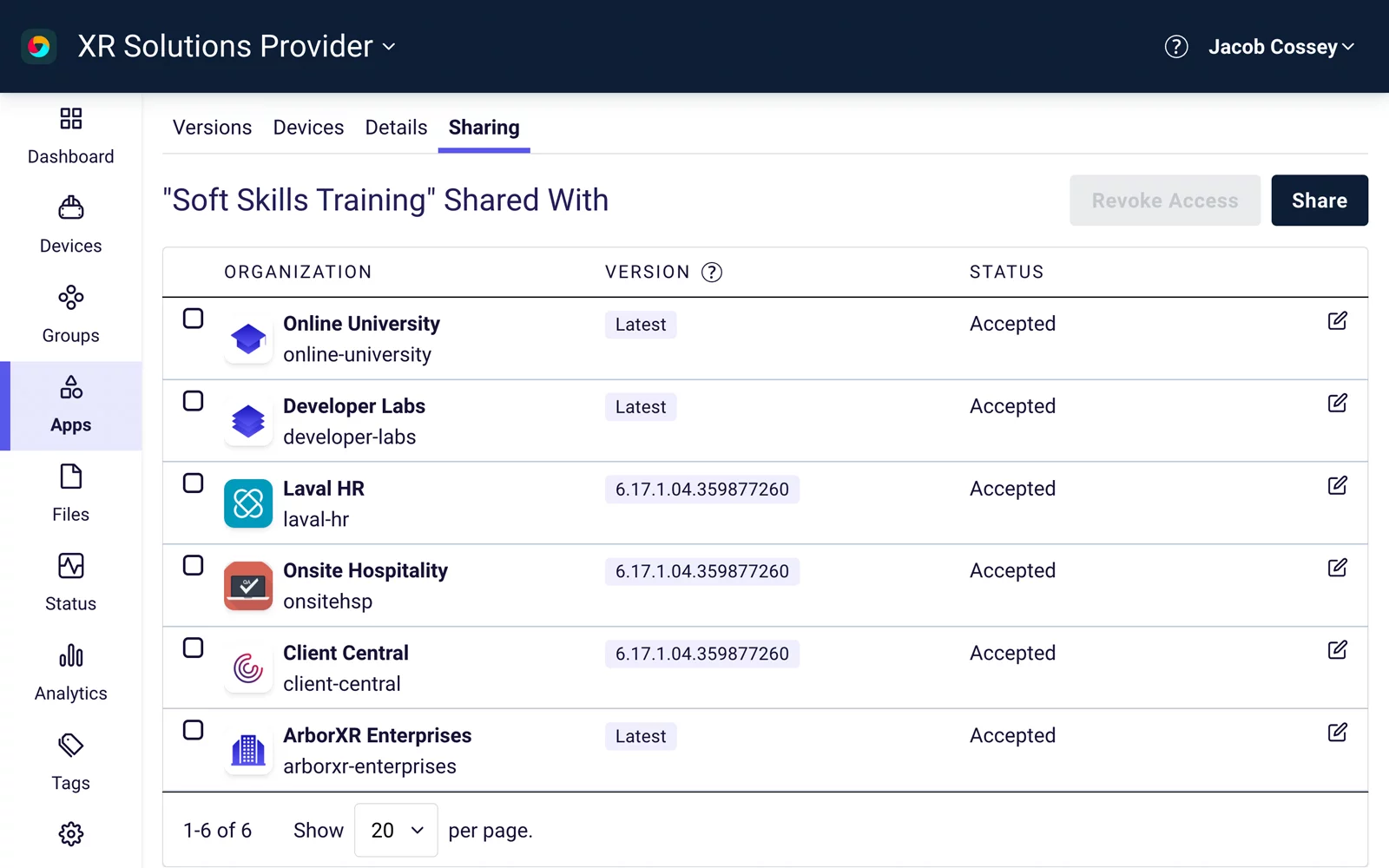 content sharing with arborxr mdm