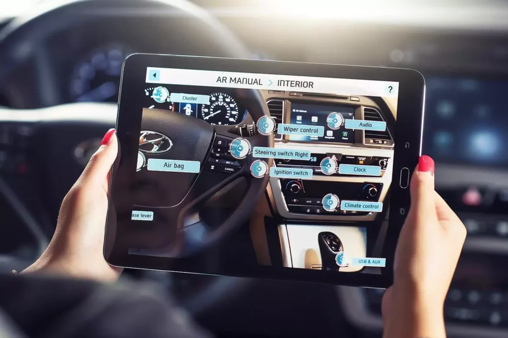 uses of augmented reality for enterprise hyundai example