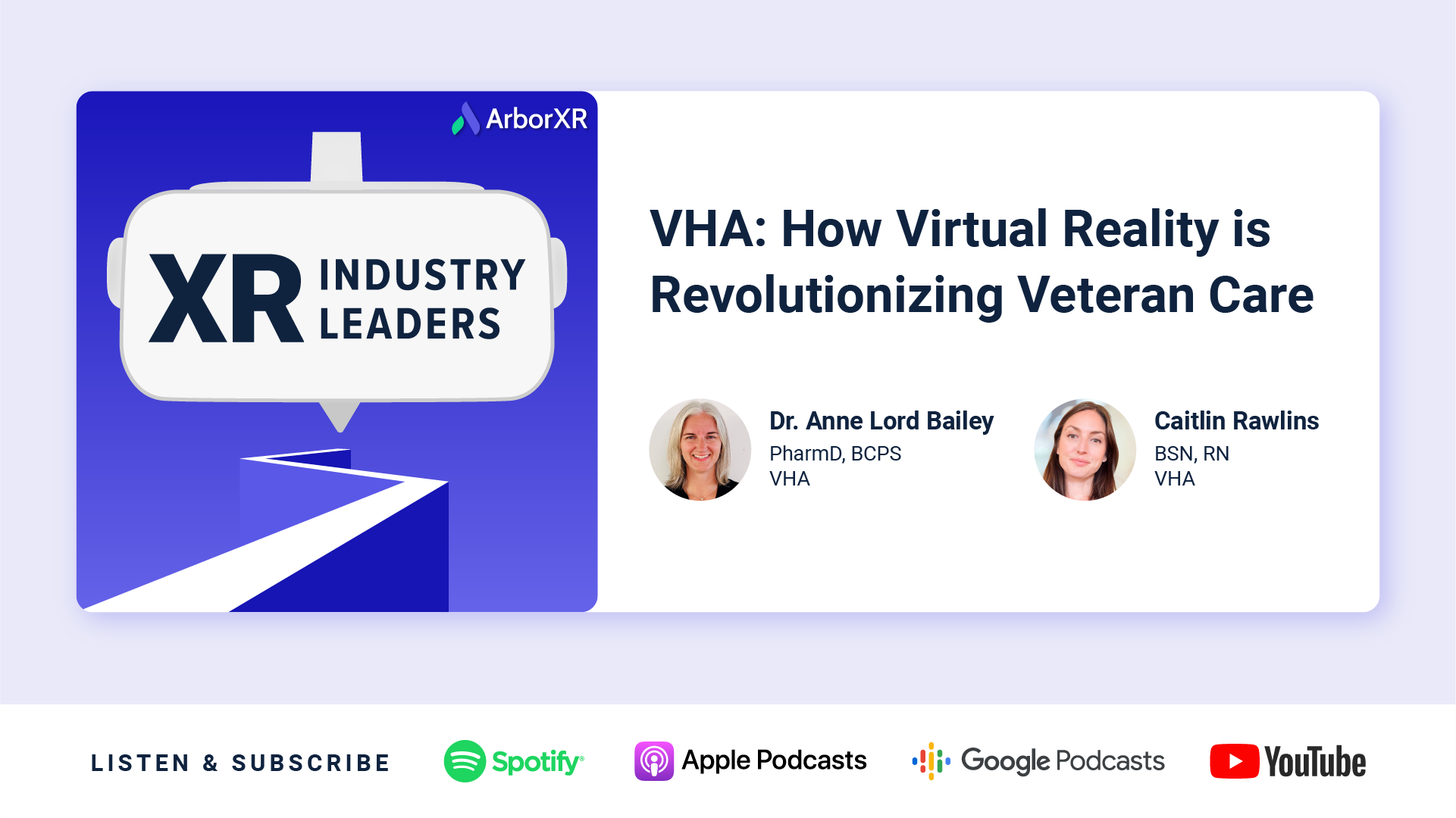 xr industry leaders with arborxr and vha